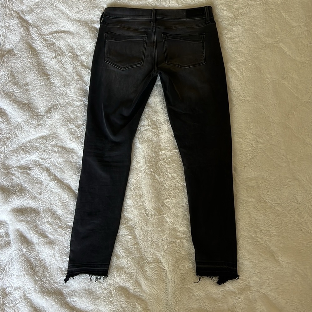 Express Gray Ankle Legging Jeans Mid Rise Size 8 - Picture 8 of 8